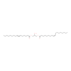 ChemSpider 2D Image | 3-[(7E)-7-Hexadecenoyloxy]-2-hydroxypropyl (9Z)-9-octadecenoate | C37H68O5