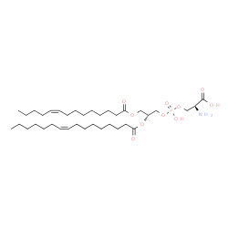 ChemSpider 2D Image | O-[{(2R)-2-[(9Z)-9-Hexadecenoyloxy]-3-[(9Z)-9-tetradecenoyloxy]propoxy}(hydroxy)phosphoryl]-L-serine | C36H66NO10P