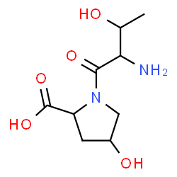 ChemSpider 2D Image | Threonyl-4-hydroxyproline | C9H16N2O5