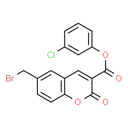 ChemSpider 2D Image | compound 4d [PMID: 25489658] | C17H10BrClO4