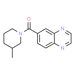 ChemSpider 2D Image | [(3R)-3-Methyl-1-piperidinyl](6-quinoxalinyl)methanone | C15H17N3O