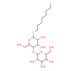 ChemSpider 2D Image | Octyl 4-O-beta-D-allopyranosyl-1-thio-beta-D-altropyranoside | C20H38O10S