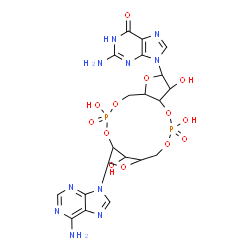ChemSpider 2D Image | 3'2'-Cgamp | C20H24N10O13P2