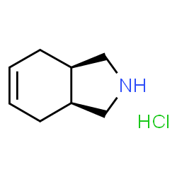 ChemSpider 2D Image | (3aR,7aS)-2,3,3a,4,7,7a-Hexahydro-1H-isoindole hydrochloride (1:1) | C8H14ClN