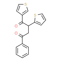 ChemSpider 2D Image | 4-Phenyl-2-(2-thienyl)-1-(3-thienyl)-1,4-butanedione | C18H14O2S2