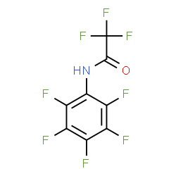ChemSpider 2D Image | 2,2,2-Trifluoro-N-(pentafluorophenyl)acetamide | C8HF8NO