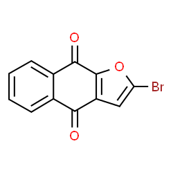 ChemSpider 2D Image | 2-Bromonaphtho[2,3-b]furan-4,9-dione | C12H5BrO3