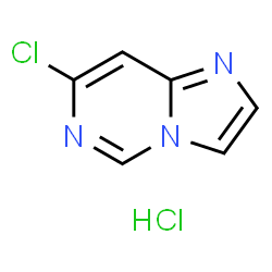 ChemSpider 2D Image | 7-chloroimidazo[1,2-c]pyrimidine hydrochloride | C6H5Cl2N3
