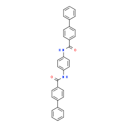 ChemSpider 2D Image | N,N'-1,4-Phenylenedibiphenyl-4-carboxamide | C32H24N2O2