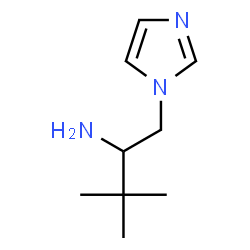 ChemSpider 2D Image | 1-(1H-Imidazol-1-yl)-3,3-dimethyl-2-butanamine | C9H17N3