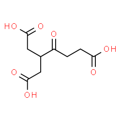 ChemSpider 2D Image | 3-(Carboxymethyl)-4-oxoheptanedioic acid | C9H12O7