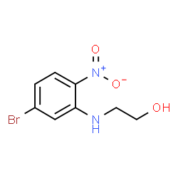 ChemSpider 2D Image | 2-[(5-Bromo-2-nitrophenyl)amino]ethanol | C8H9BrN2O3