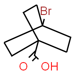 ChemSpider 2D Image | 4-Bromobicyclo[2.2.2]octane-1-carboxylic acid | C9H13BrO2