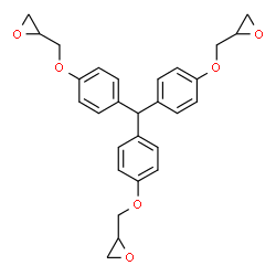 ChemSpider 2D Image | triphenylolmethane triglycidyl ether | C28H28O6