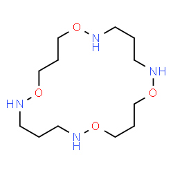 ChemSpider 2D Image | 1,7,11,17-Tetraoxa-2,6,12,16-tetraazacycloicosane | C12H28N4O4