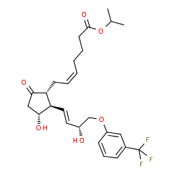 ChemSpider 2D Image | 9-keto Fluprostenol isopropyl ester | C26H33F3O6