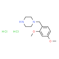 ChemSpider 2D Image | 1-(2,4-Dimethoxybenzyl)piperazine dihydrochloride | C13H22Cl2N2O2