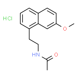 ChemSpider 2D Image | Agomelatine hydrochloride | C15H18ClNO2