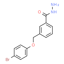 ChemSpider 2D Image | 3-(4-BROMOPHENOXYMETHYL)BENZOHYDRAZIDE | C14H13BrN2O2