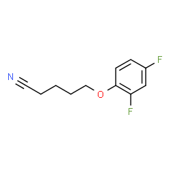 ChemSpider 2D Image | 5-(2,4-Difluorophenoxy)pentanenitrile | C11H11F2NO