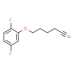 ChemSpider 2D Image | 5-(2,5-Difluorophenoxy)pentanenitrile | C11H11F2NO