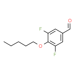 ChemSpider 2D Image | 3,5-Difluoro-4-(pentyloxy)benzaldehyde | C12H14F2O2