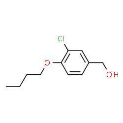 ChemSpider 2D Image | (4-Butoxy-3-chlorophenyl)methanol | C11H15ClO2