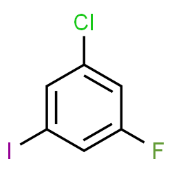 ChemSpider 2D Image | 1-Chloro-3-fluoro-5-iodobenzene | C6H3ClFI