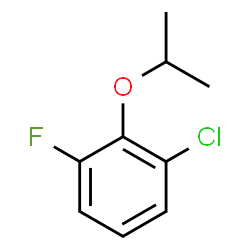 ChemSpider 2D Image | 1-Chloro-3-fluoro-2-isopropoxybenzene | C9H10ClFO