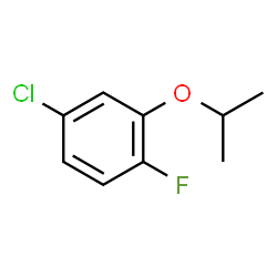 ChemSpider 2D Image | 4-Chloro-1-fluoro-2-isopropoxybenzene | C9H10ClFO
