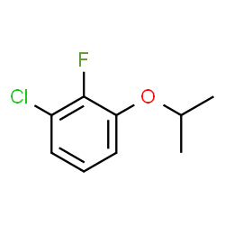 ChemSpider 2D Image | 1-Chloro-2-fluoro-3-isopropoxybenzene | C9H10ClFO