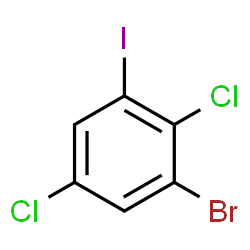 ChemSpider 2D Image | 1-Bromo-2,5-dichloro-3-iodobenzene | C6H2BrCl2I
