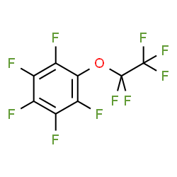 ChemSpider 2D Image | 1,2,3,4,5-Pentafluoro-6-(pentafluoroethoxy)benzene | C8F10O