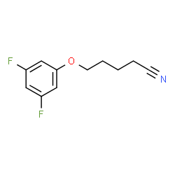 ChemSpider 2D Image | 5-(3,5-Difluorophenoxy)pentanenitrile | C11H11F2NO