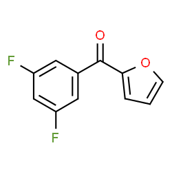 ChemSpider 2D Image | 2-(3,5-Difluorobenzoyl)furan | C11H6F2O2