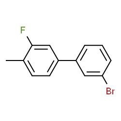 ChemSpider 2D Image | 3'-Bromo-3-fluoro-4-methylbiphenyl | C13H10BrF