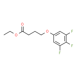 ChemSpider 2D Image | Ethyl 4-(3,4,5-trifluorophenoxy)butanoate | C12H13F3O3