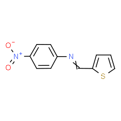 ChemSpider 2D Image | N-(4-Nitrophenyl)-1-(2-thienyl)methanimine | C11H8N2O2S