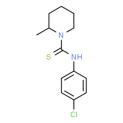 ChemSpider 2D Image | N-(4-Chlorophenyl)-2-methyl-1-piperidinecarbothioamide | C13H17ClN2S