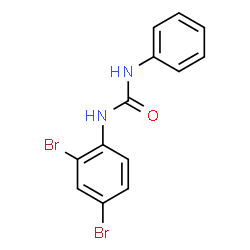 ChemSpider 2D Image | 1-(2,4-Dibromophenyl)-3-phenylurea | C13H10Br2N2O