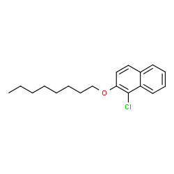 ChemSpider 2D Image | 1-Chloro-2-(octyloxy)naphthalene | C18H23ClO