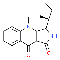 ChemSpider 2D Image | 3-[(2S)-2-Butanyl]-4-methyl-2,3-dihydro-1H-pyrrolo[3,4-b]quinoline-1,9(4H)-dione | C16H18N2O2