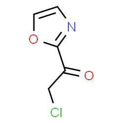 ChemSpider 2D Image | 2-Chloro-1-(1,3-oxazol-2-yl)ethanone | C5H4ClNO2