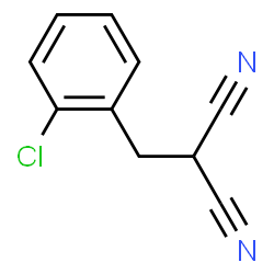 ChemSpider 2D Image | (2-Chlorobenzyl)malononitrile | C10H7ClN2