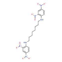 ChemSpider 2D Image | N,N'-Bis(2,4-dinitrophenyl)-1,8-octanediamine | C20H24N6O8