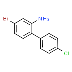 ChemSpider 2D Image | 4-Bromo-4'-chloro-2-biphenylamine | C12H9BrClN