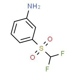 ChemSpider 2D Image | 3-[(Difluoromethyl)sulfonyl]aniline | C7H7F2NO2S
