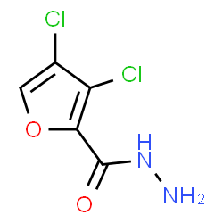 ChemSpider 2D Image | 3,4-Dichloro-2-furohydrazide | C5H4Cl2N2O2