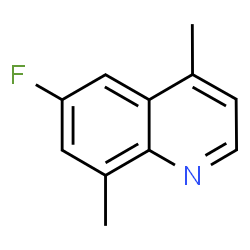 ChemSpider 2D Image | 6-Fluoro-4,8-dimethylquinoline | C11H10FN
