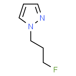 ChemSpider 2D Image | 1-(3-Fluoropropyl)-1H-pyrazole | C6H9FN2